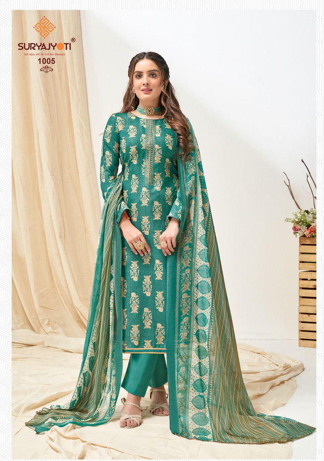 Nykaa Vol 1 By Suryajyoti Cotton Dress Material Catalog
